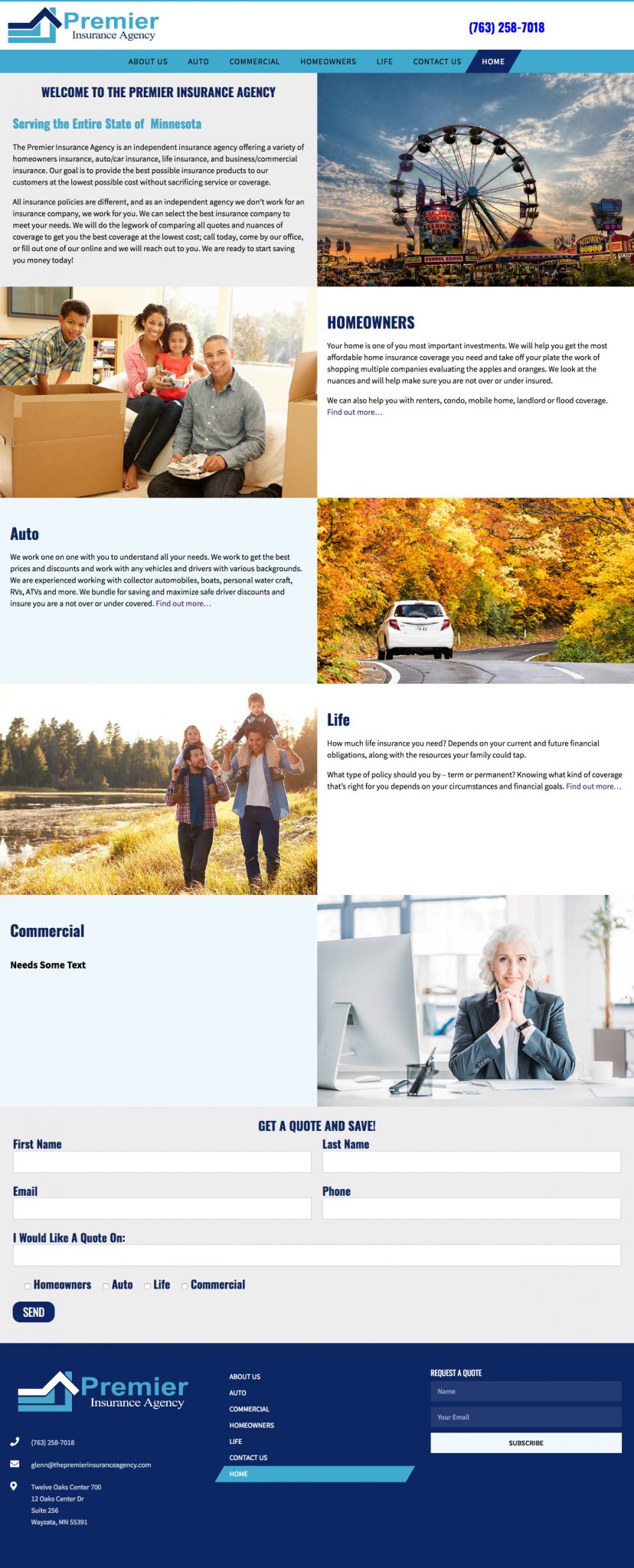 The Premier Insurance Agency Website